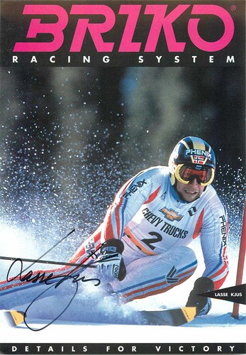 Autogramm lasse kjus - lasse, ski